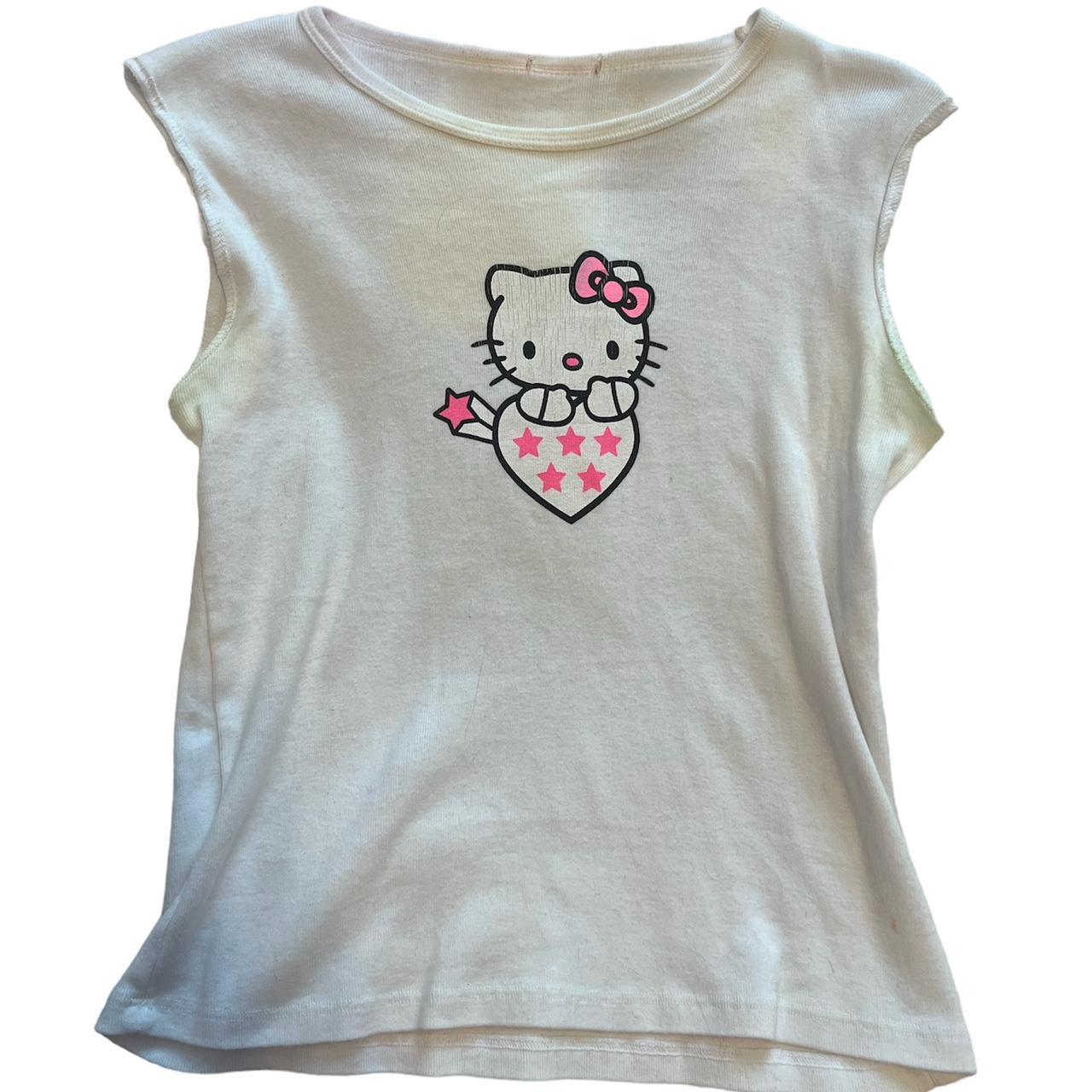 brandy melville hello kitty shirt only big flaw is - Depop