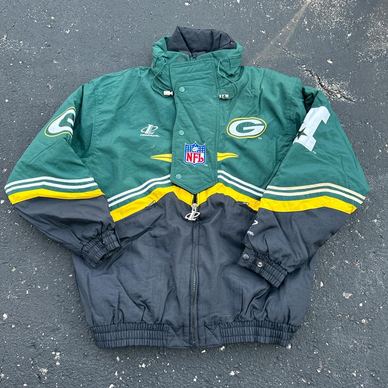 Packers Logo Athletic NFL Proline Jacket Men's... - Depop