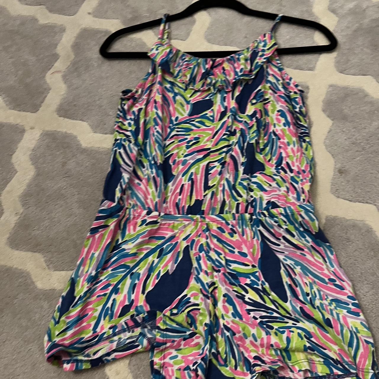 Lilly Pulitzer Women's Playsuit-romper | Depop