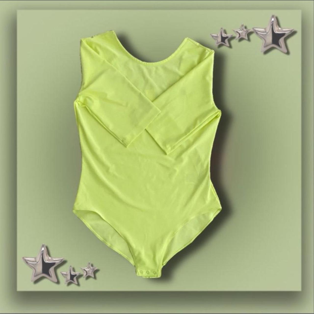 Neon Yellow Adidas Body Suit With Original Tags