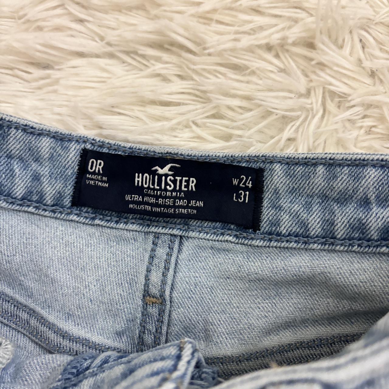 Women's Ultra High-Rise Ripped Light Wash Dad Jeans, Women's Hollister  Women's