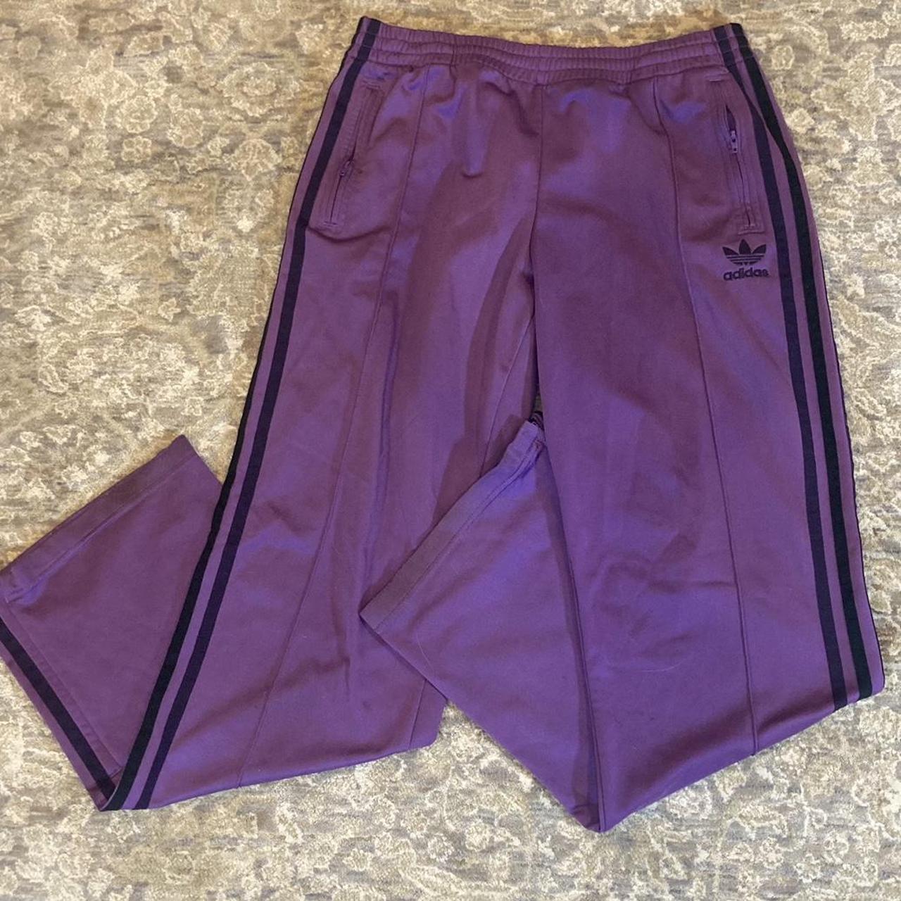 women's purple adidas tracksuit