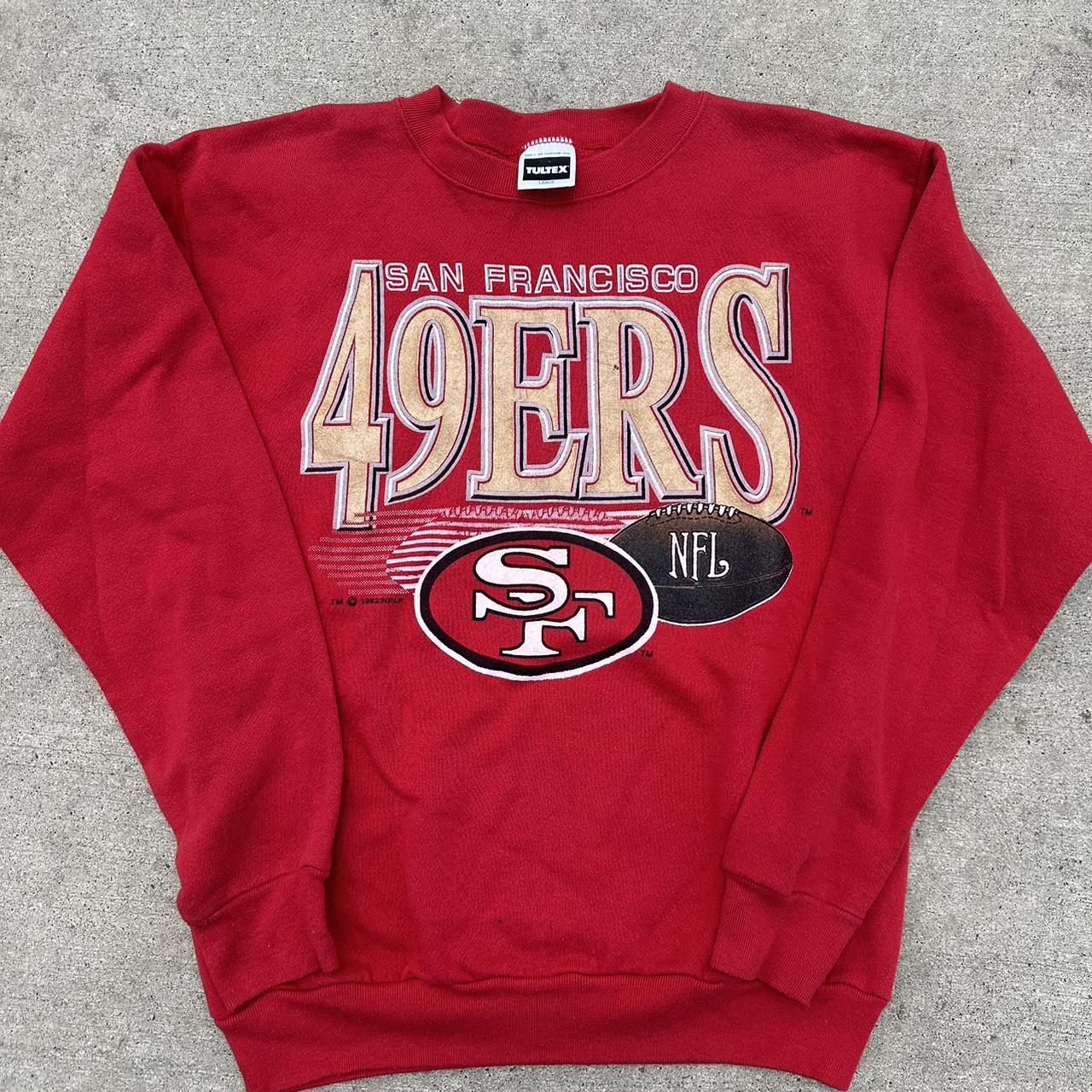 Vintage San Francisco 49s crewneck size tagged Large - Depop