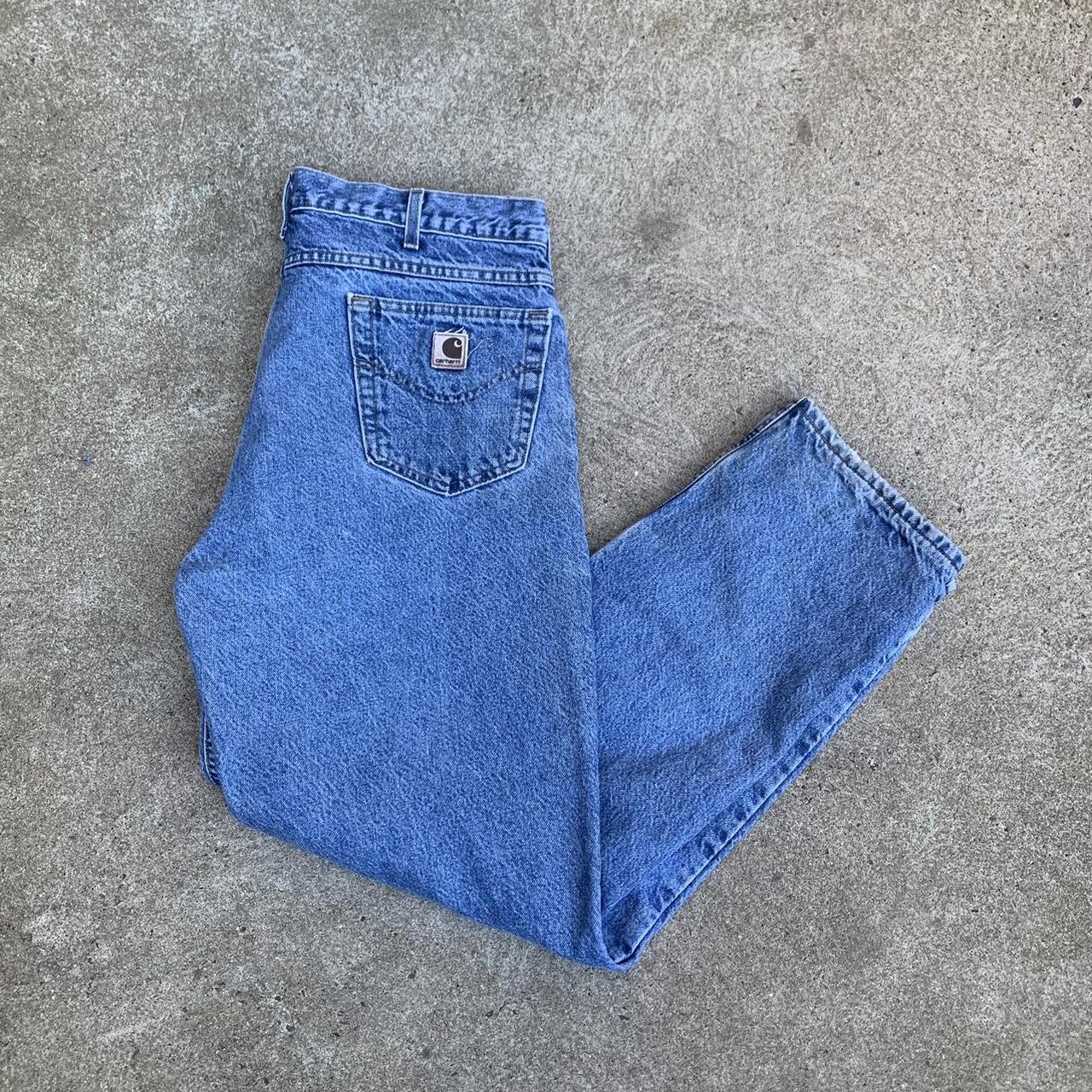 Vintage 90’s Carhartt Blanket Lined Jeans... Depop