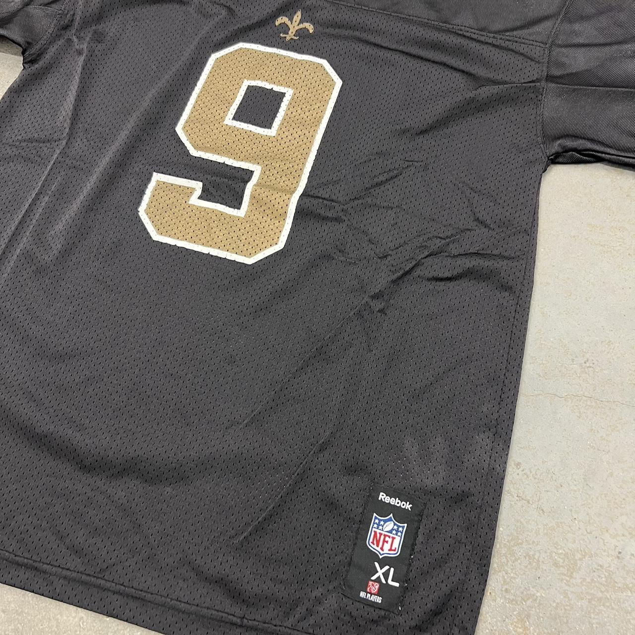 Reebok Drew Brees Jersey Boys XL Mens M New Orleans - Depop