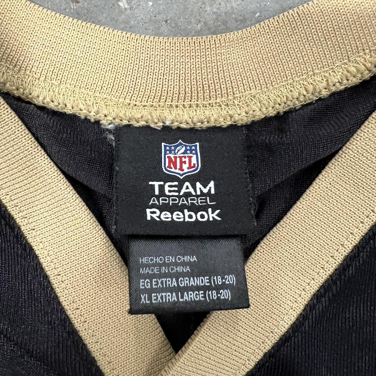 Reebok Drew Brees Jersey Boys XL Mens M New Orleans - Depop