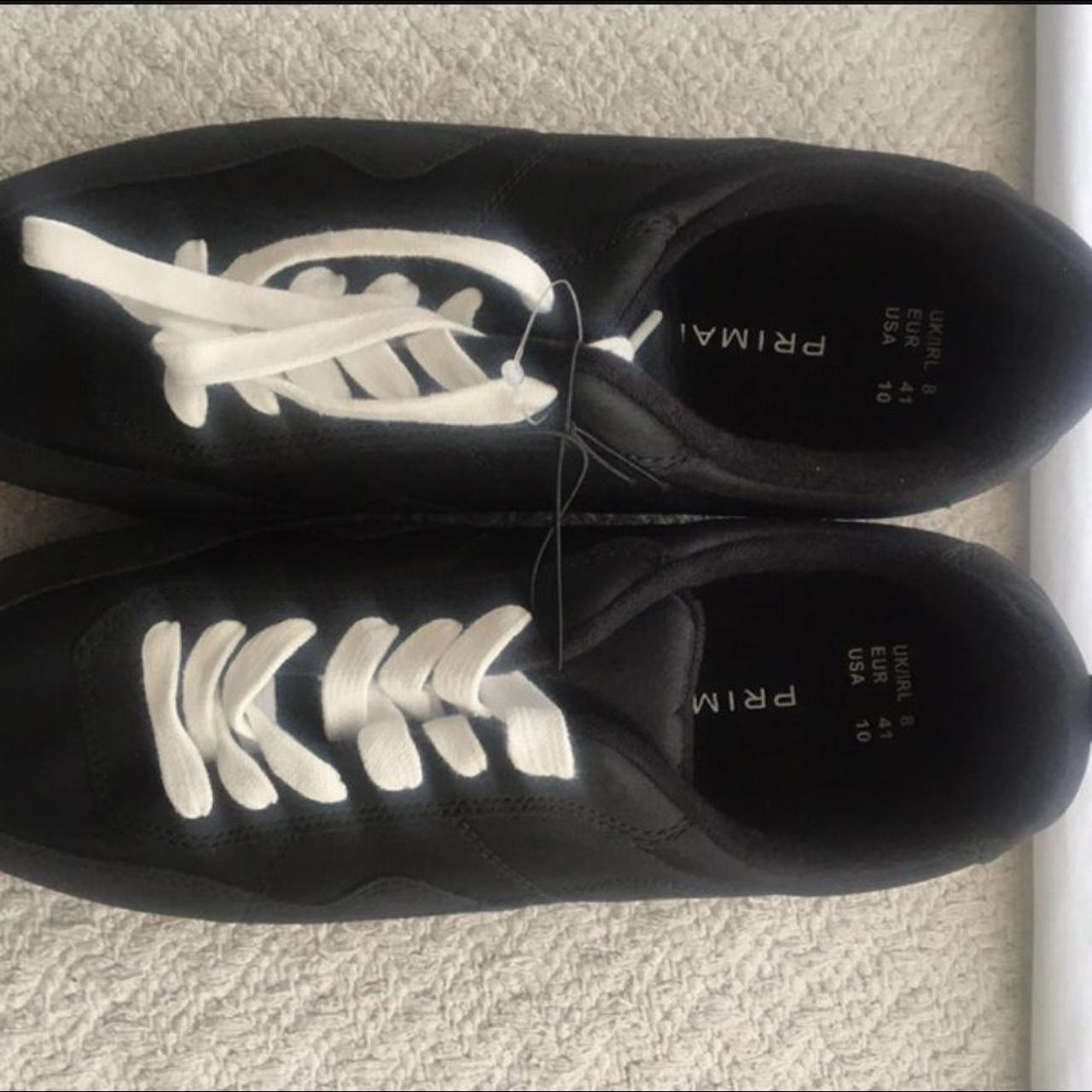 primark white canvas trainers