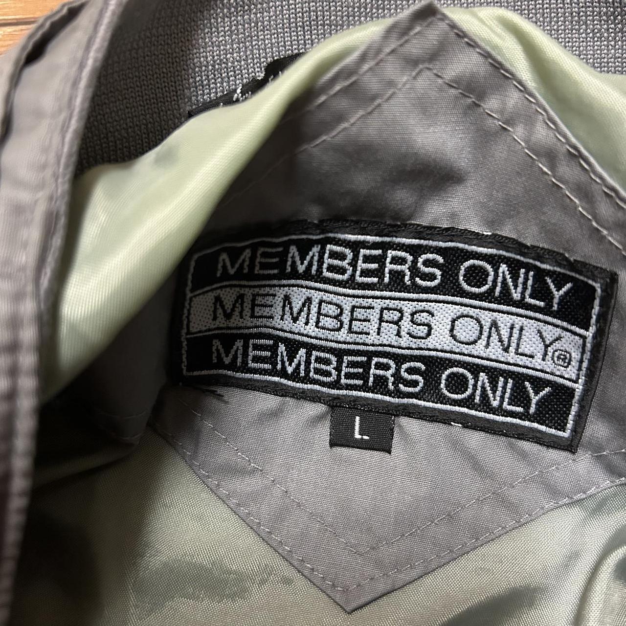 Members Only Men's Grey Jacket (3)