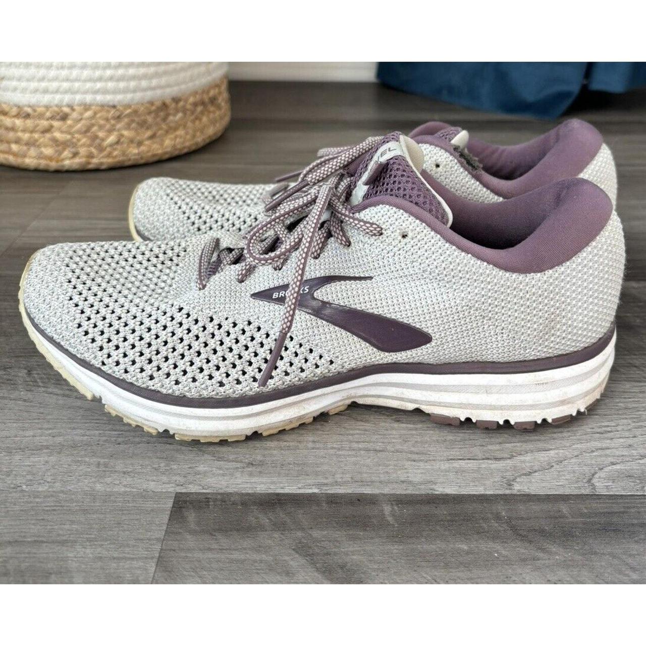 Brooks Revel 2 Womens Gray Purple Running Shoes Size. Depop