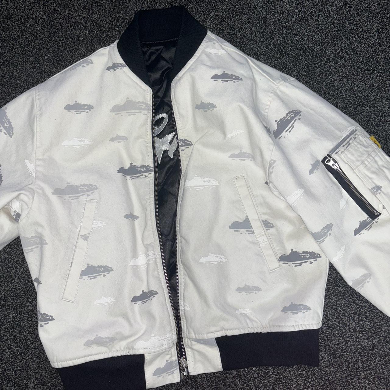 reversible corteiz bomber | Depop