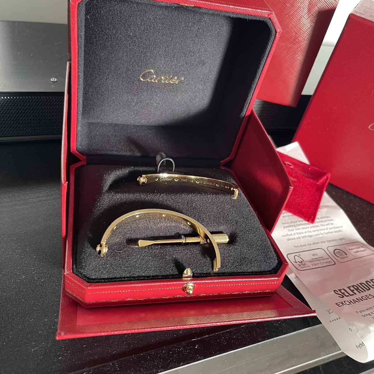 Cartier Women's Gold Jewellery Depop