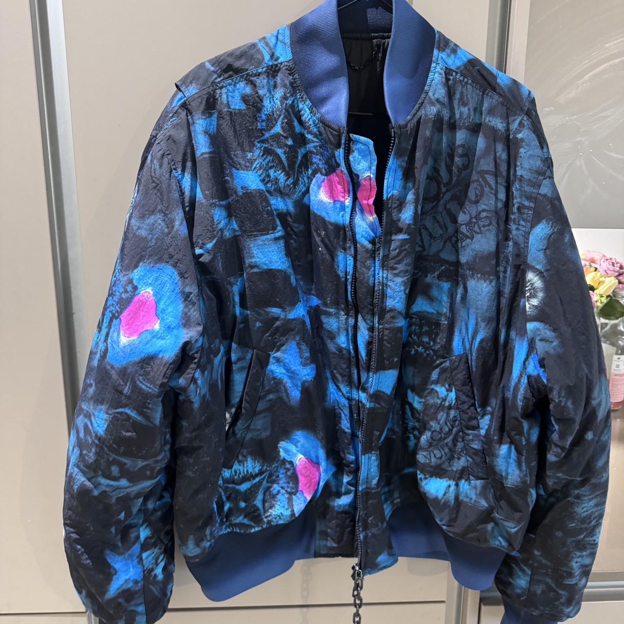 100% Authentic Louis Vuitton Salt Print Bomber... - Depop