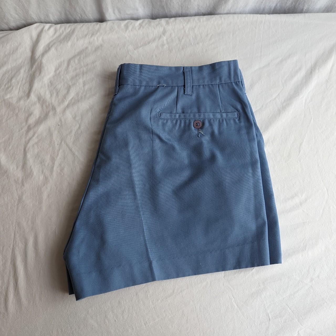 Vintage Debenhams Mens Shorts Blue Chino 80s. Depop