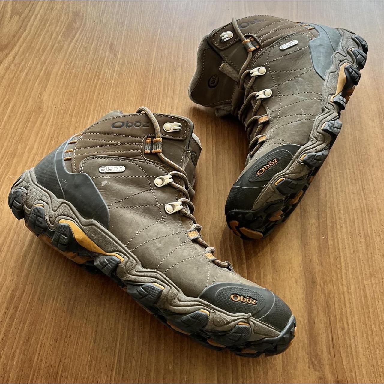 Obōz Hiking Boots Brown/ Black Size 11 Mens Used.... Depop