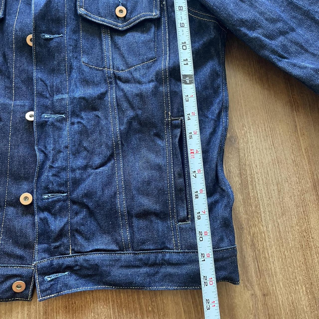 Tellason Stock Denim Jacket Button Up Handmade... - Depop