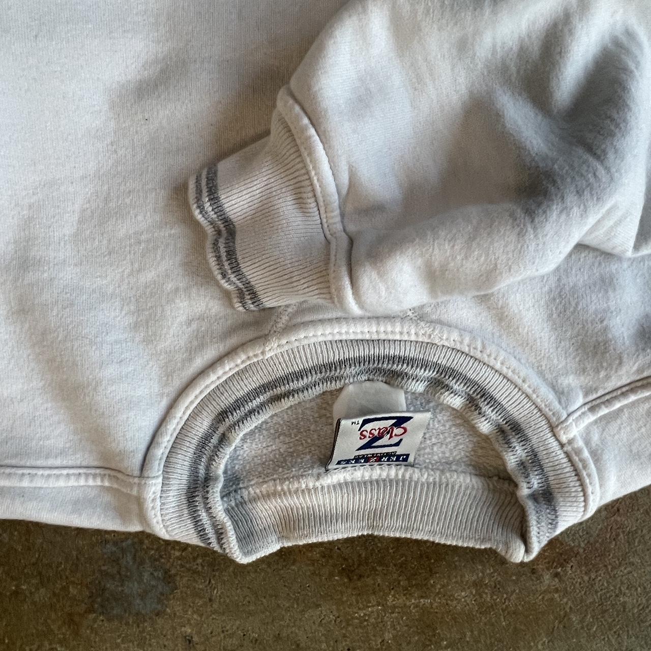 Vintage White crew neck | Boxy Medium fit | Faded Tag - Depop