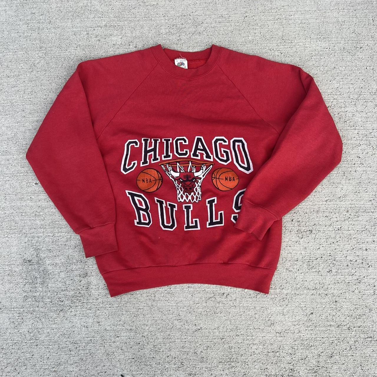 Vintage 90s Bulls Crewneck Sweatshirt ✩ True - Depop