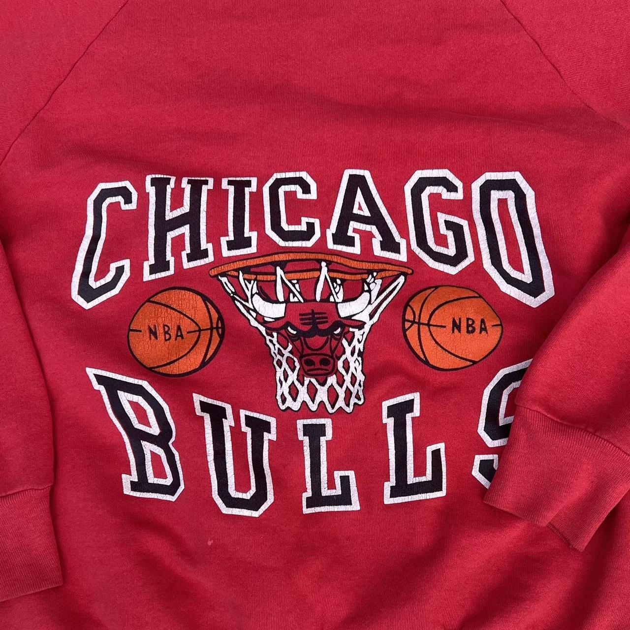 Vintage 90s Bulls Crewneck Sweatshirt ✩ True - Depop