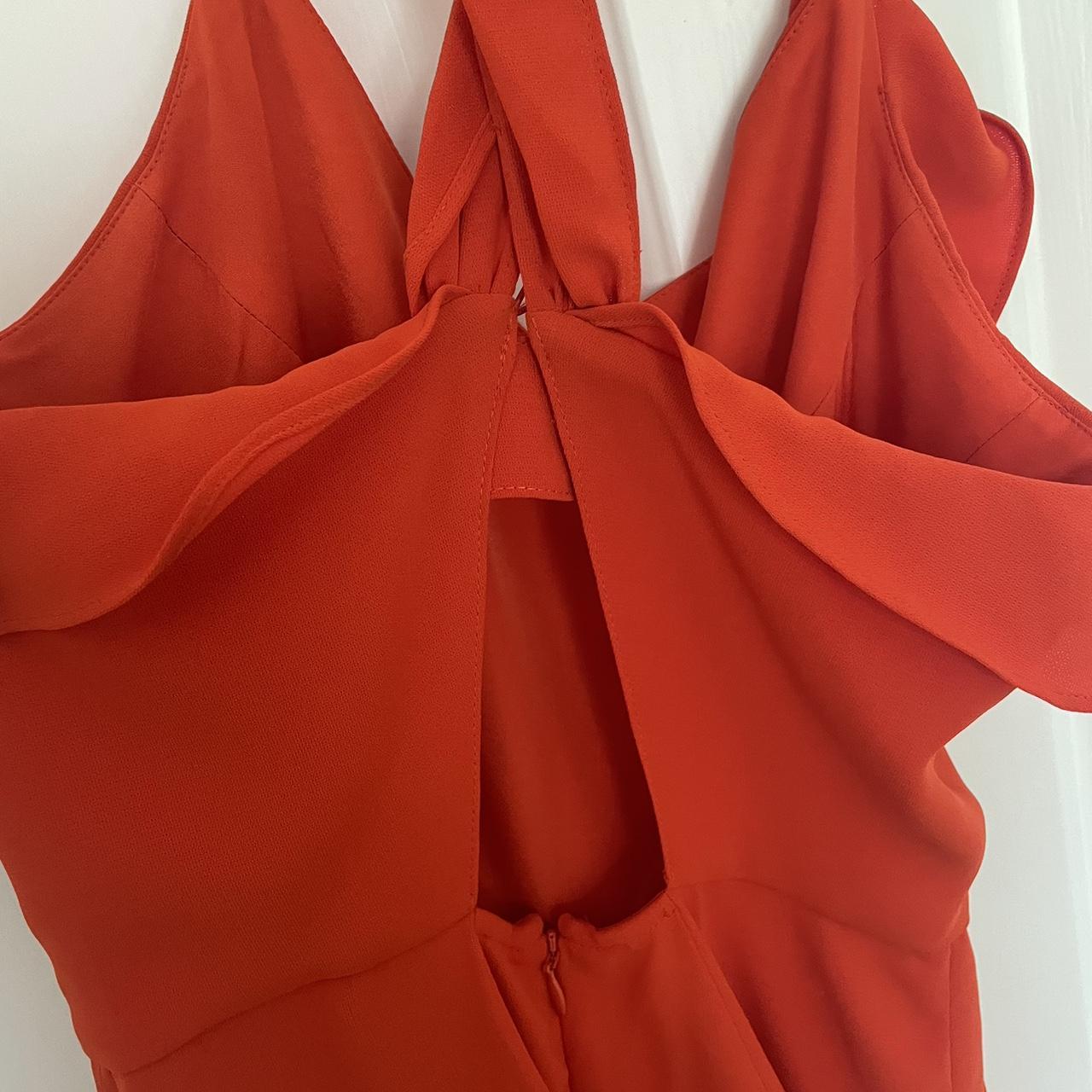 Brand new Reiss Amika Bow Back Red Jumpsuit Depop
