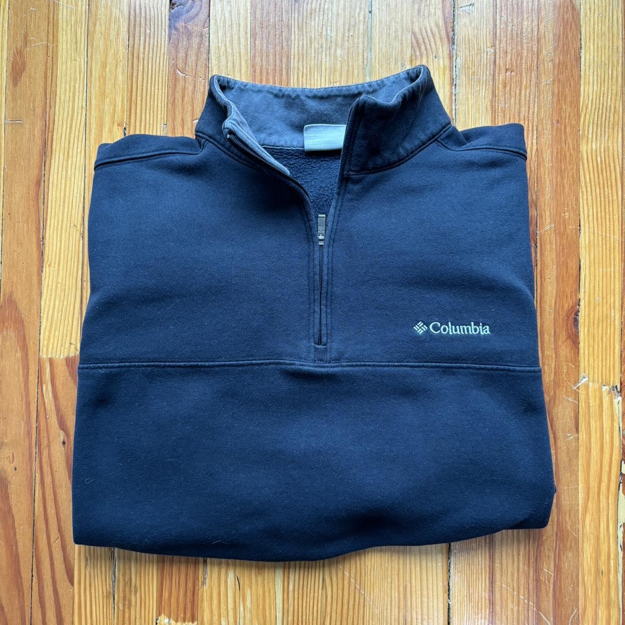 Columbia Quarter-Zip Sweatshirt Size: Tagged XL... - Depop