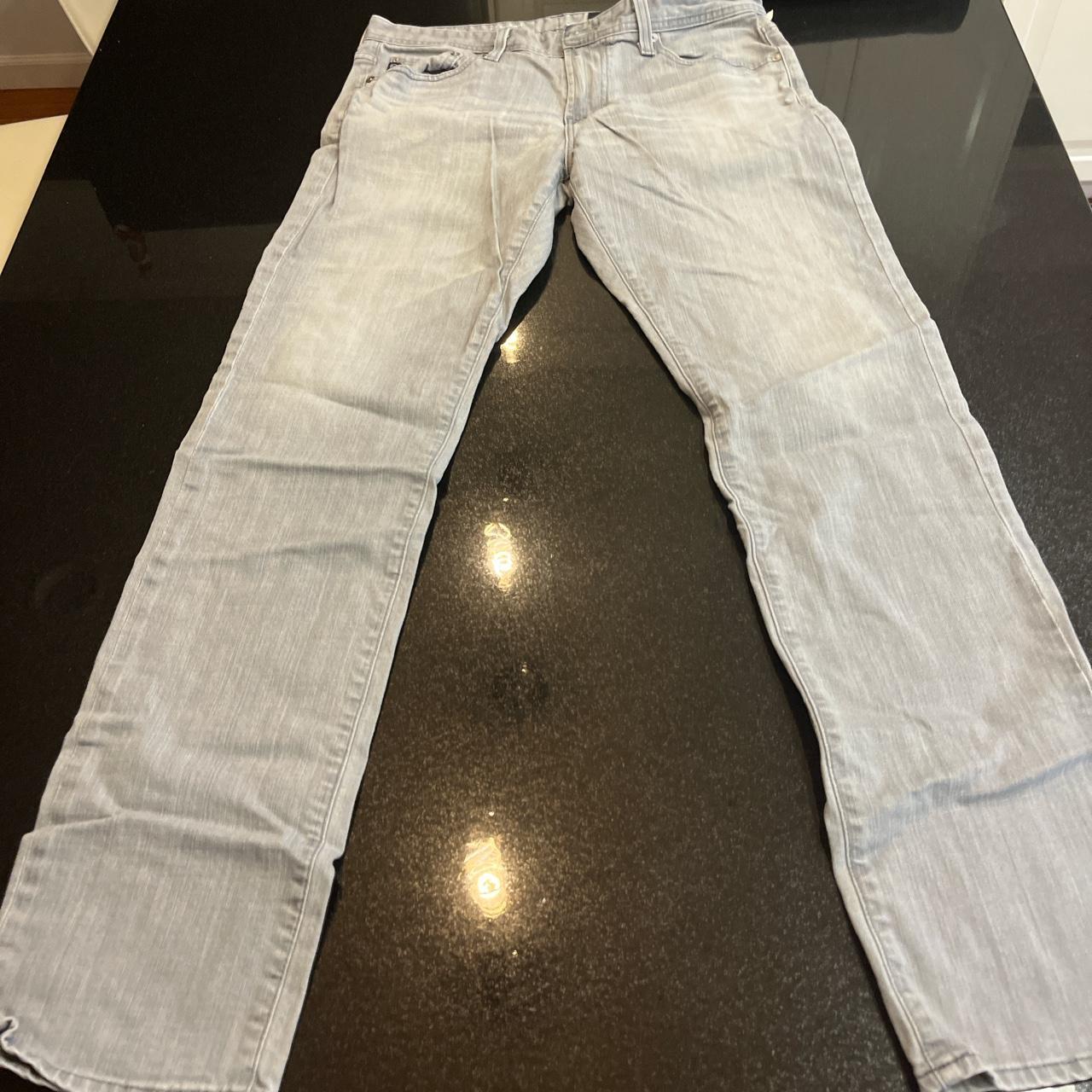 33x34 AG light grey jeans Retail 198 Good condition Depop