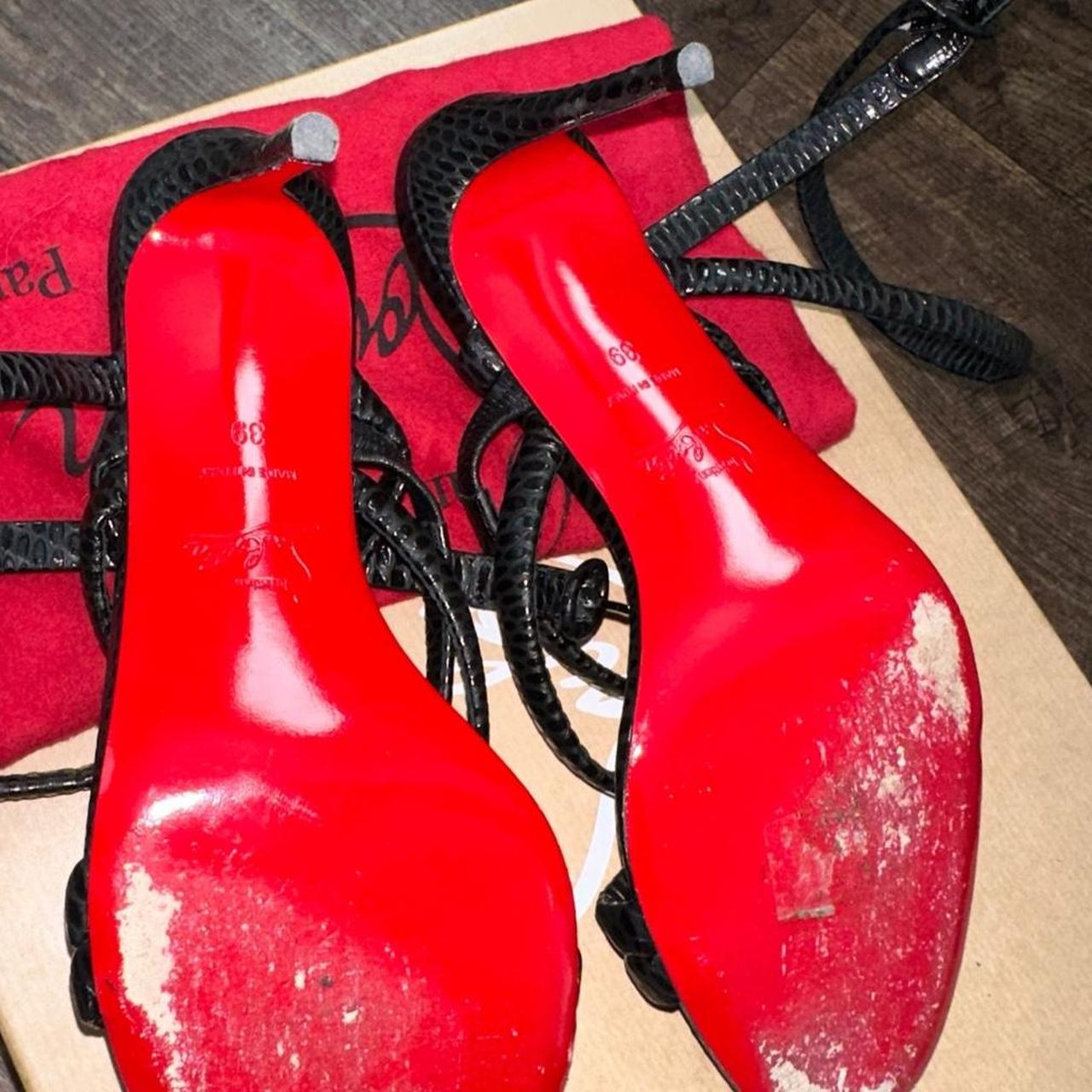 louboutin snake heels