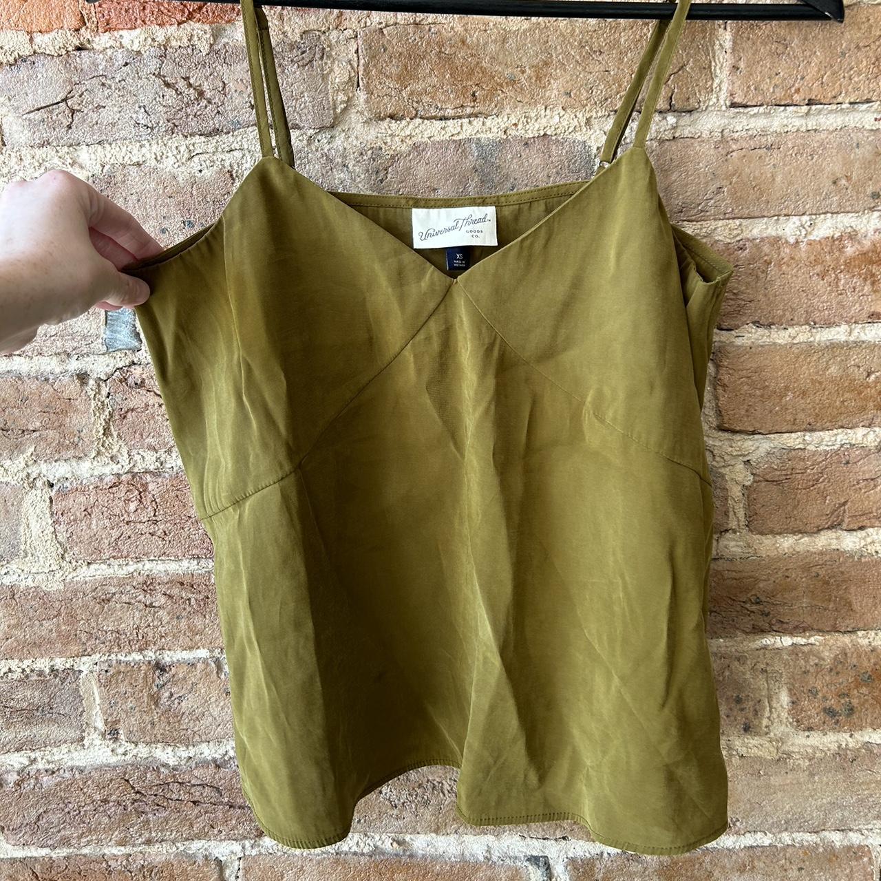 Target Women's Green and Yellow Vest (2)