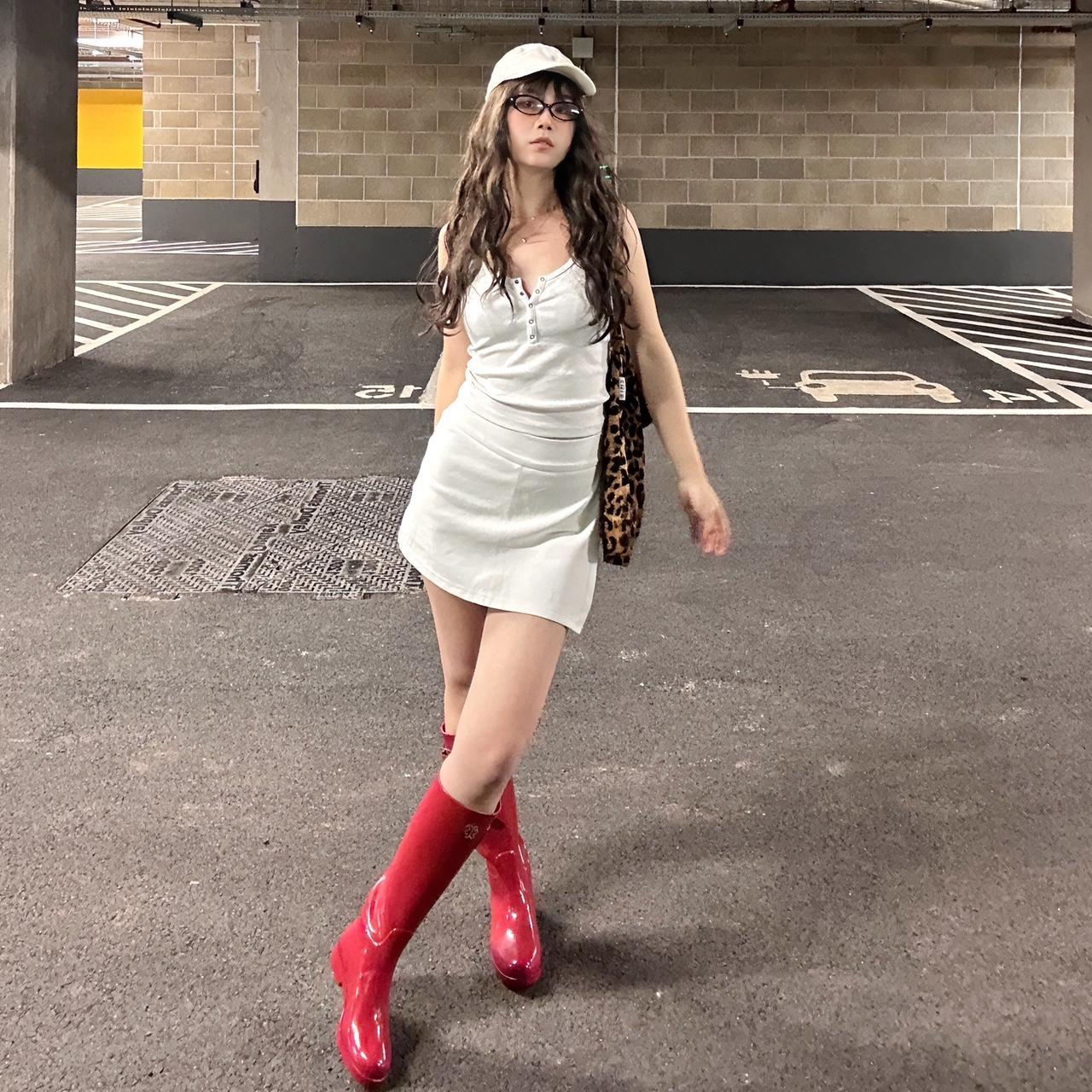 【NONCODE】Foreland lace-up rain boots Dress Up Rain Boots Foreland Lace-up Rain Boots NONCODE 60