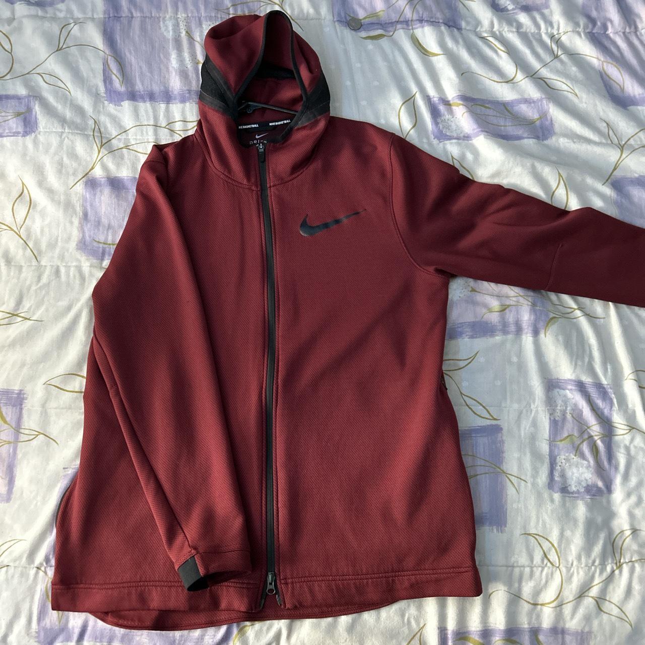 Nike Zip Up Basketball Warmup Hoodie Size Depop