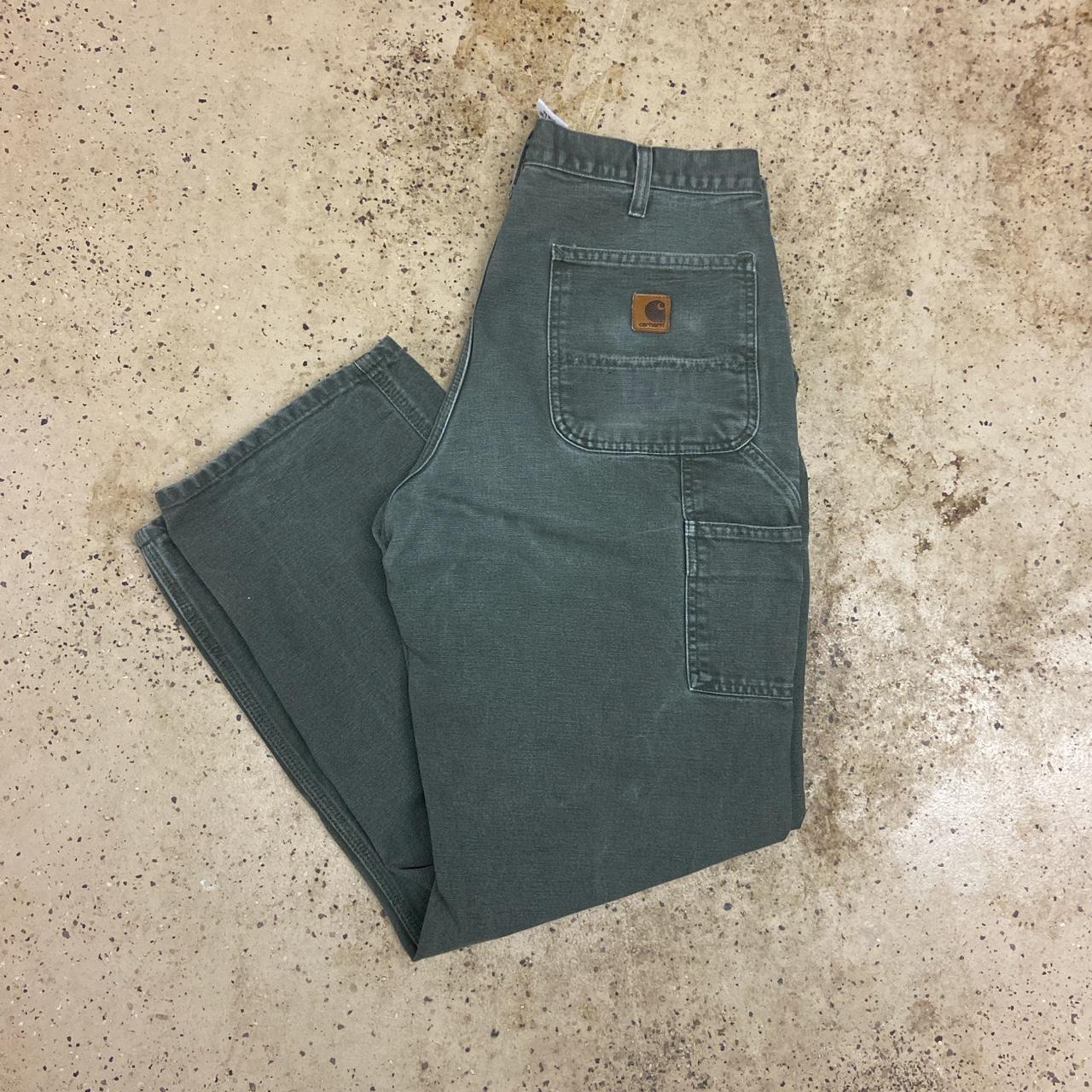 Carhartt Men's Green Trousers | Depop