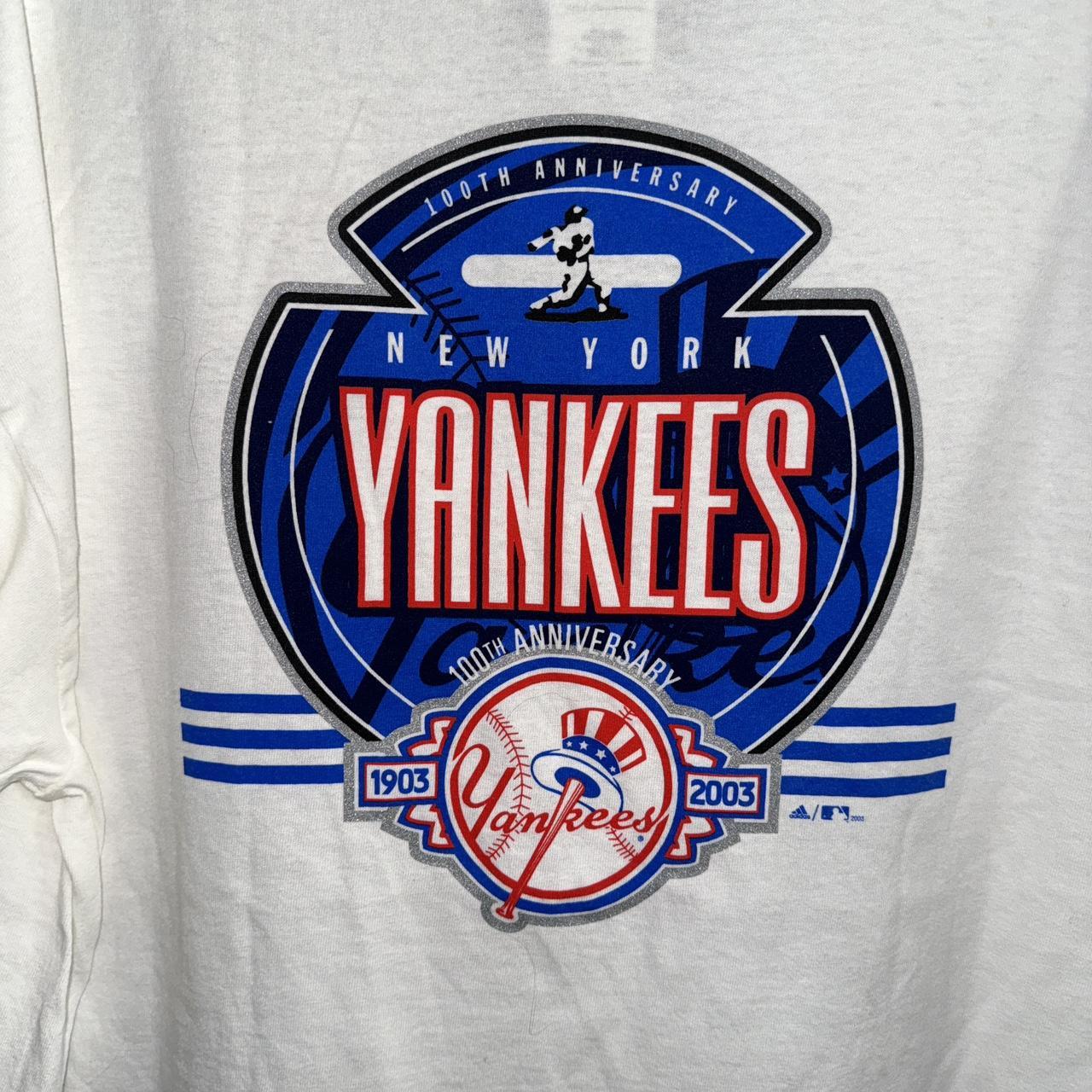 Vintage 2003 bnwt New York Yankees 100th anniversary... - Depop