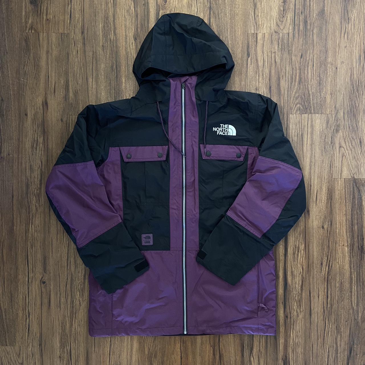 The North Face Men's Black and Purple Jacket | Depop