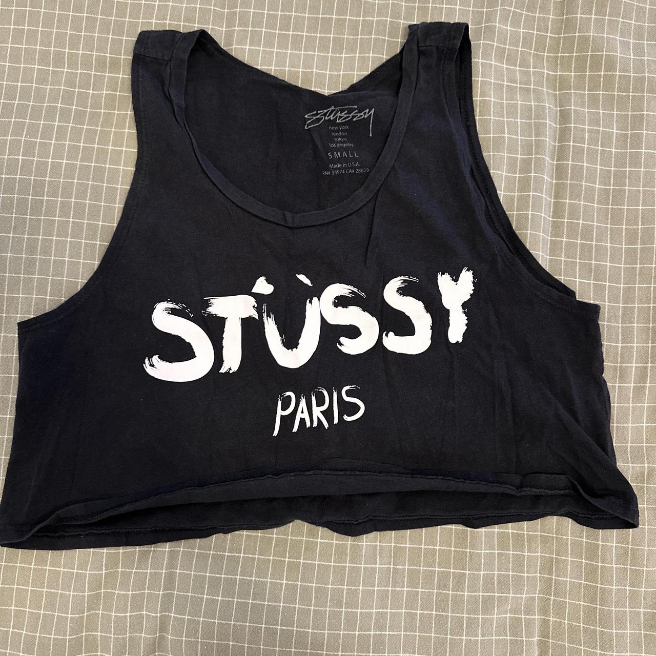 Stussy crop-top - Depop