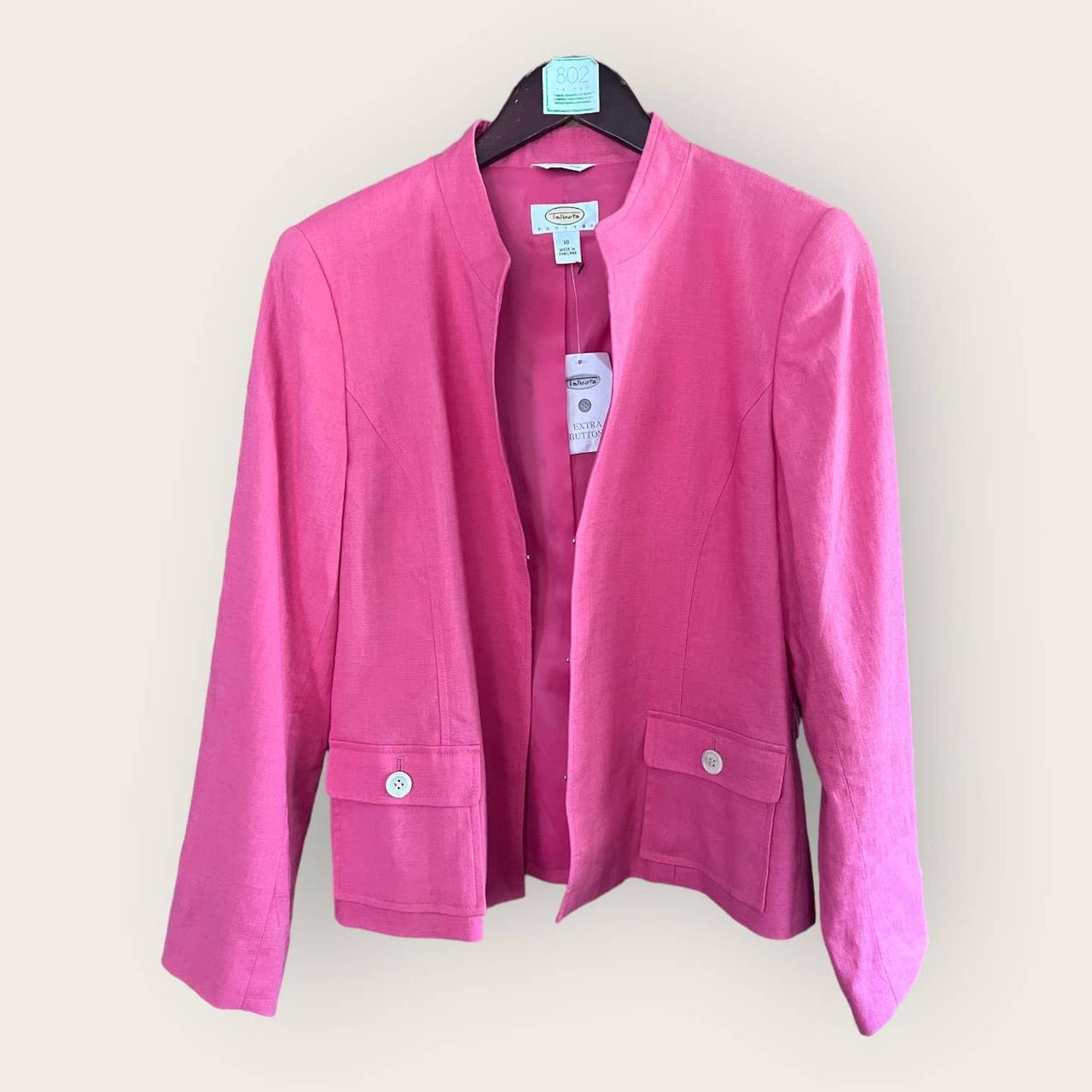 Talbots Petites Pink Jacket Size 10P