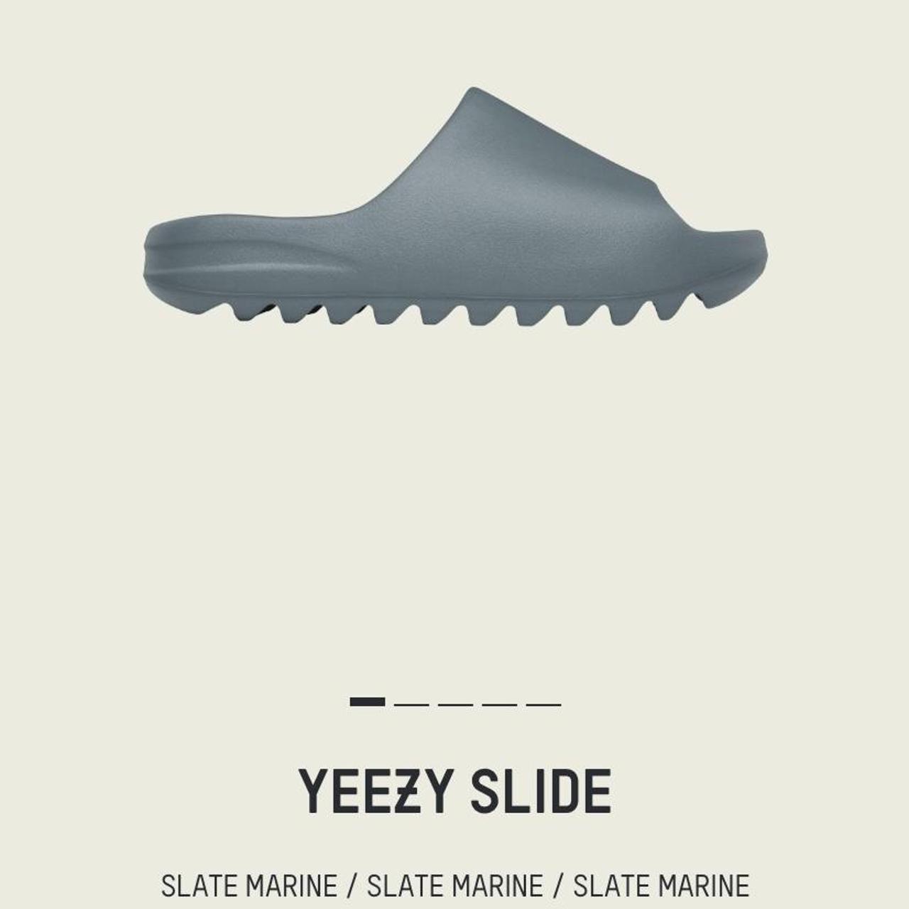 adidas Yeezy Slide Slate Marine adidas Yeezy... - Depop