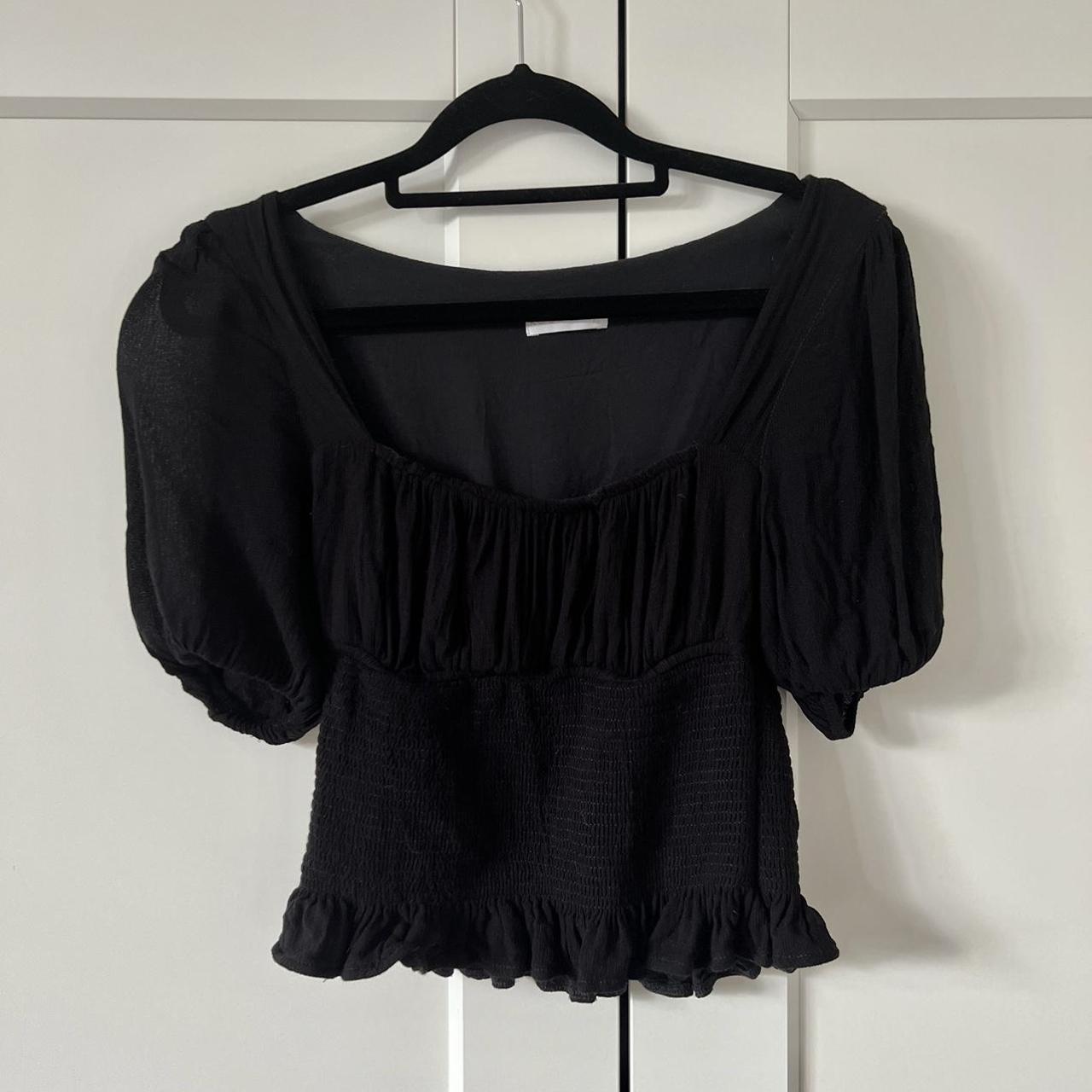 Kookai Simone top in black Size 34 fits a 6-8 Great... - Depop