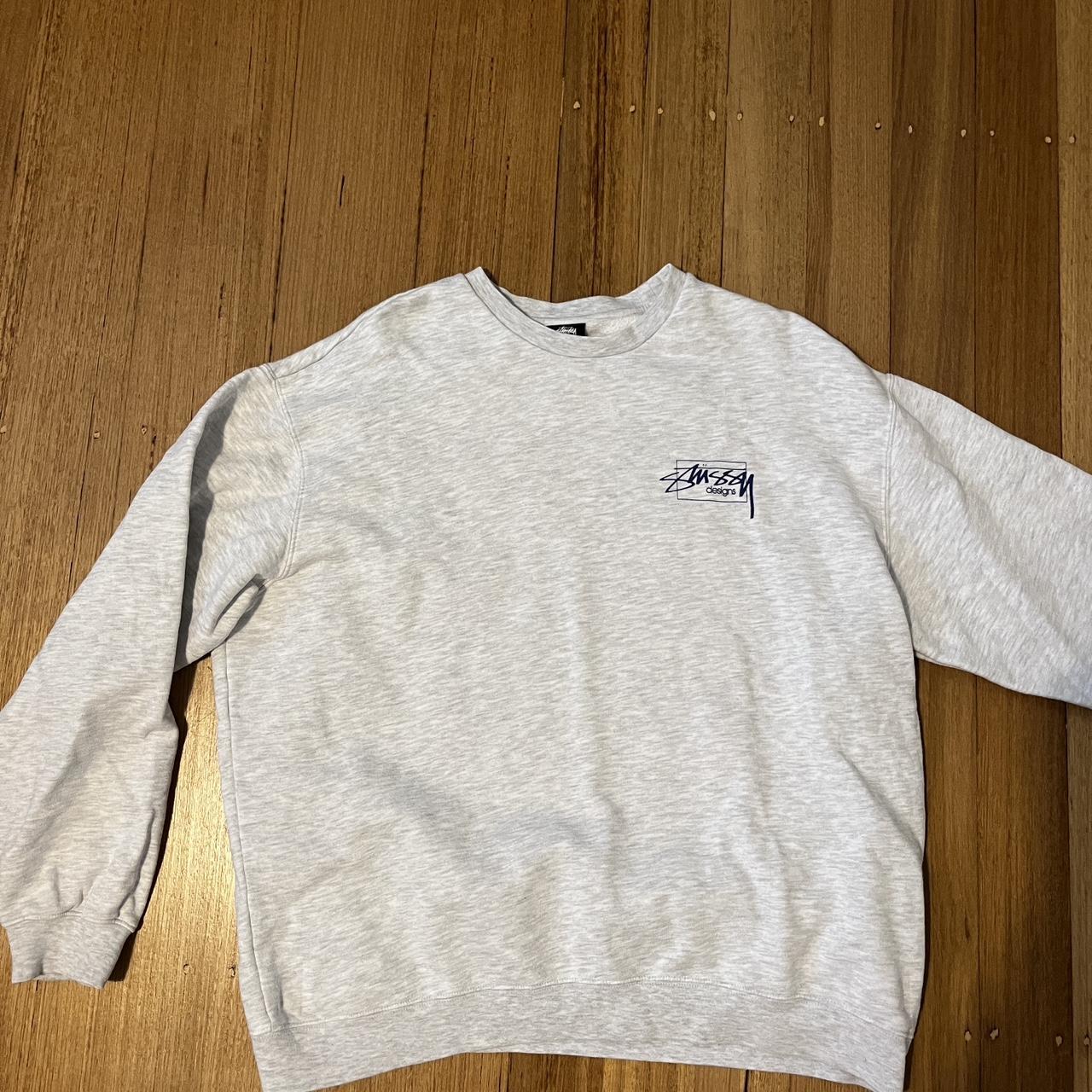 Stussy crewneck Crazy design Size L fits oversized - Depop