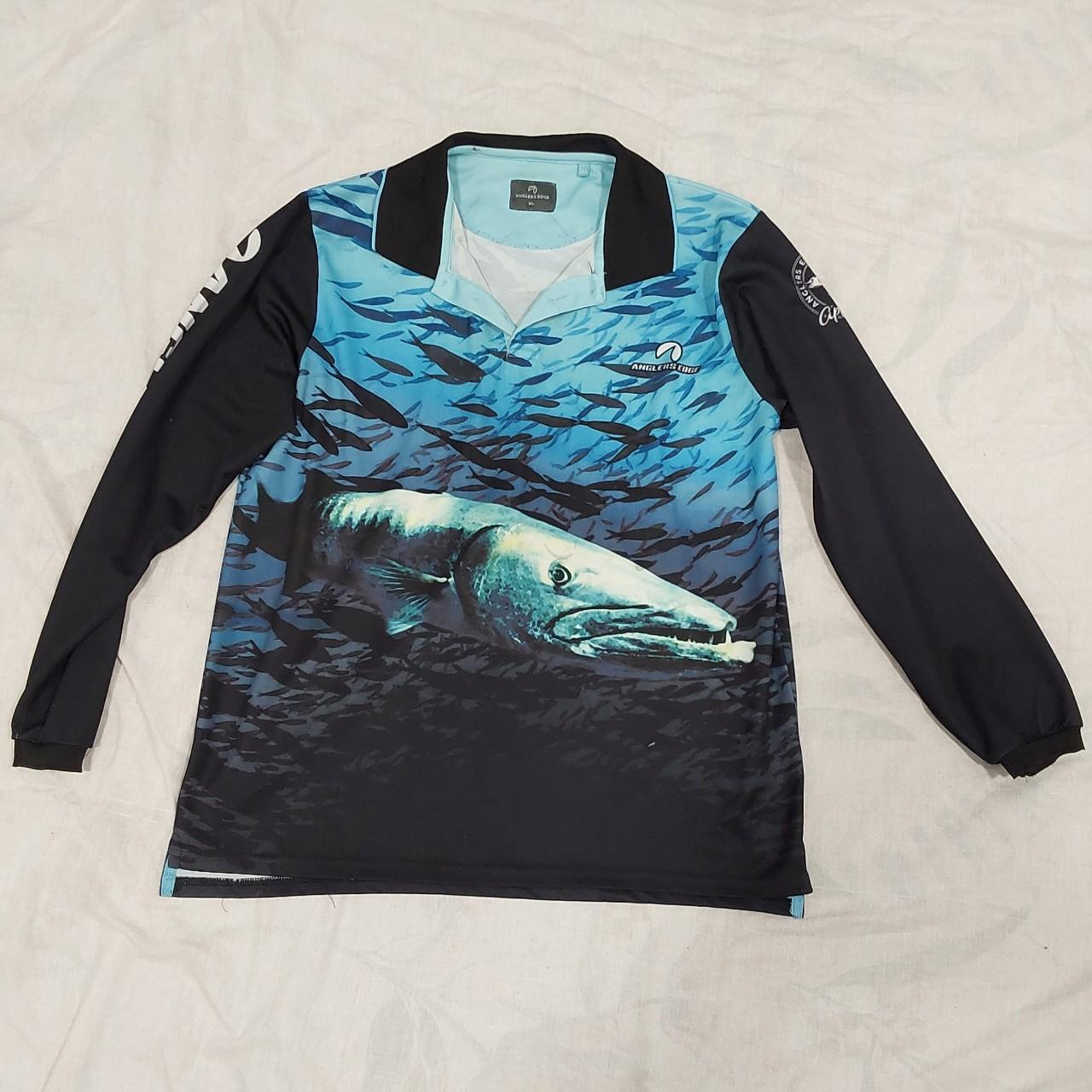 Anglers edge fishing long sleeve top Size xl Good... Depop