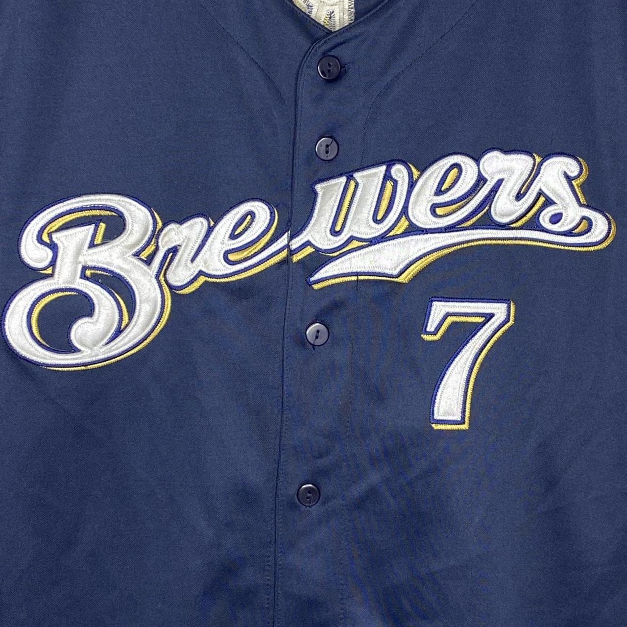 Vintage 90s Rawlings Milwaukee Brewers baseball - Depop