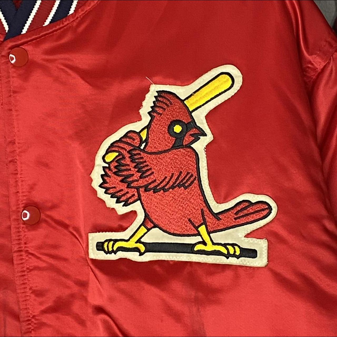 Vintage 80s MLB St. Louis Cardinals Starter Satin - Depop