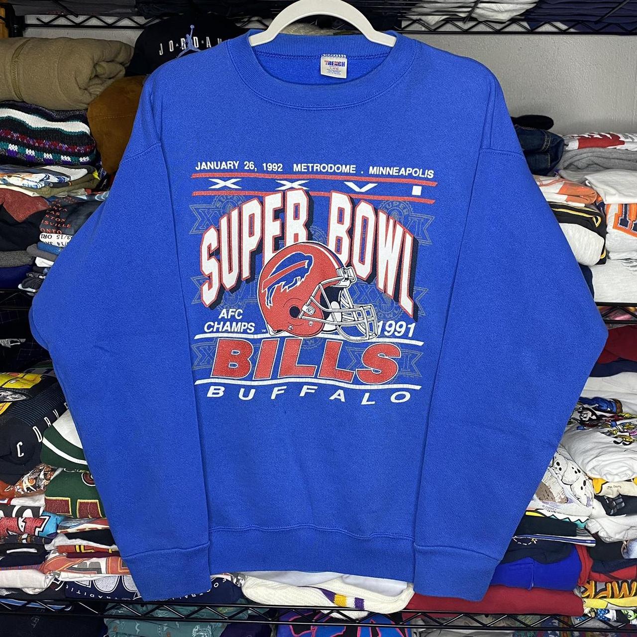 1992 NFL Buffalo Bills Super Bowl AFC Champs Vintage T-Shirt