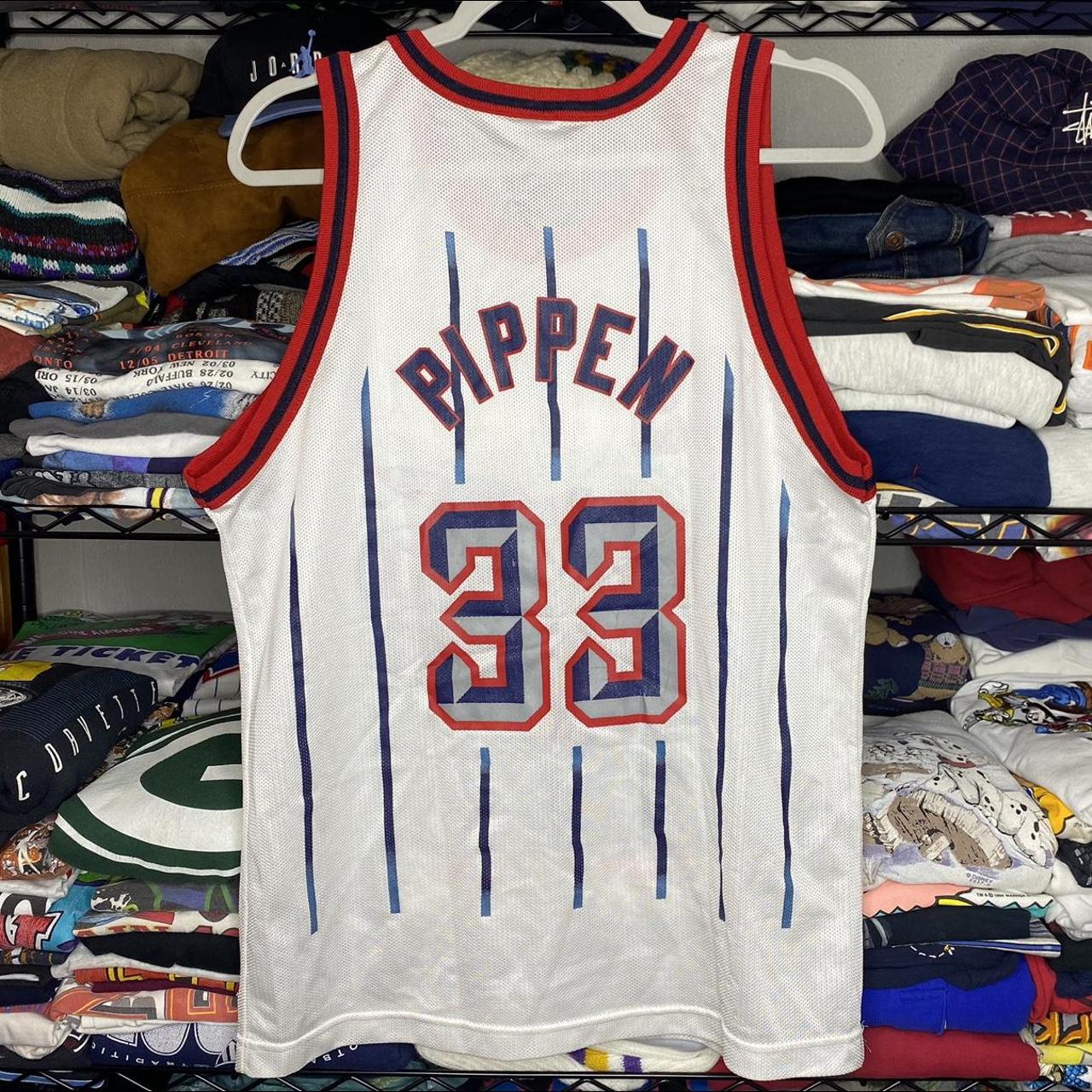 Vintage Scottie Pippen Houston Rockets Jersey NBA Basketball Champions 90s  – For All To Envy