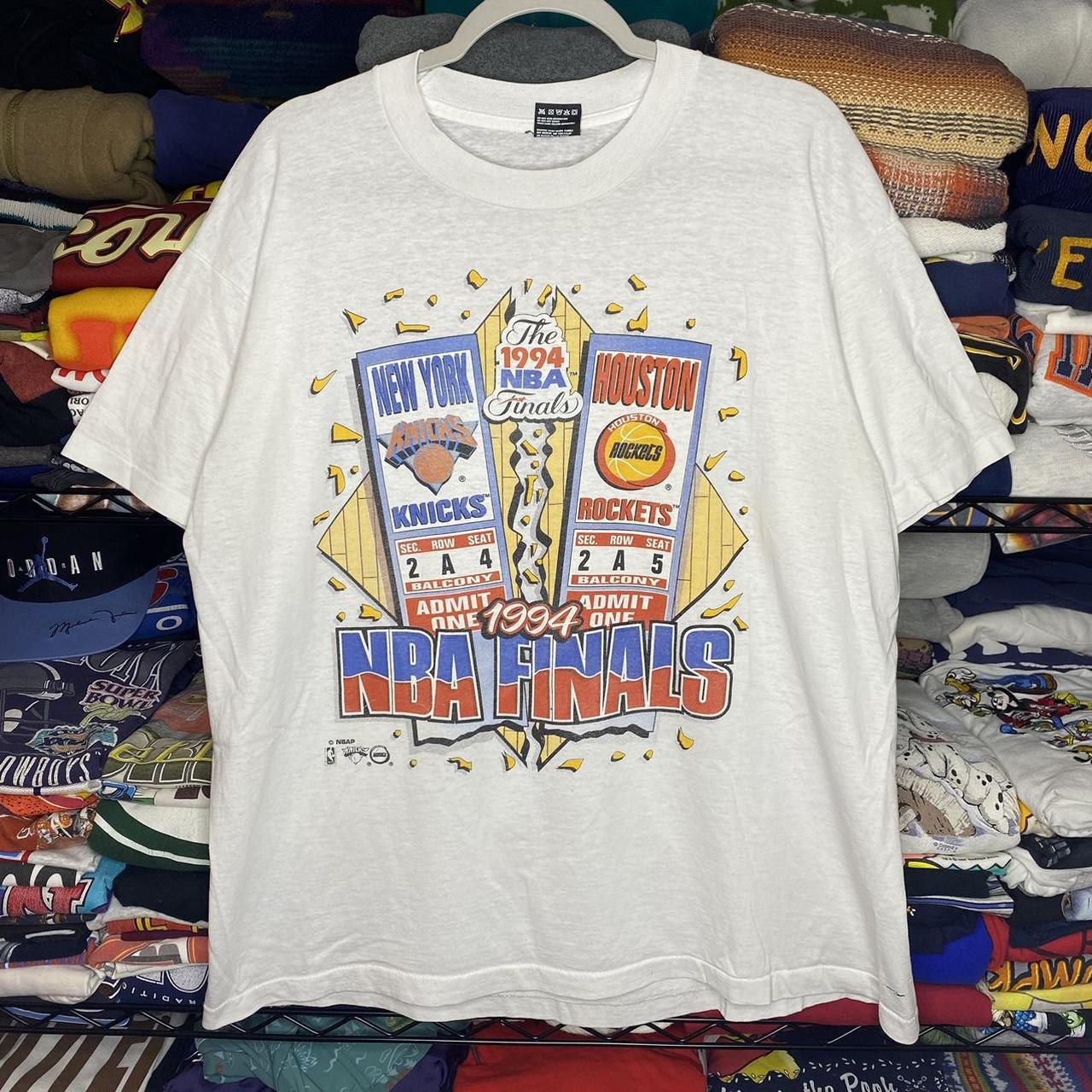 Vintage 90s New York Knicks Vs Houston Rockets 1994 NBA Finals 