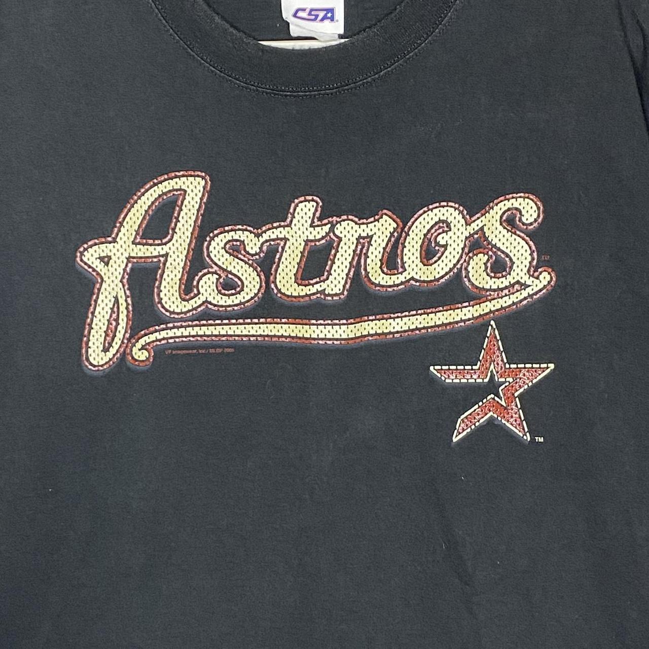 Vintage Y2K Houston Astros Logo Shirt Mens - Depop