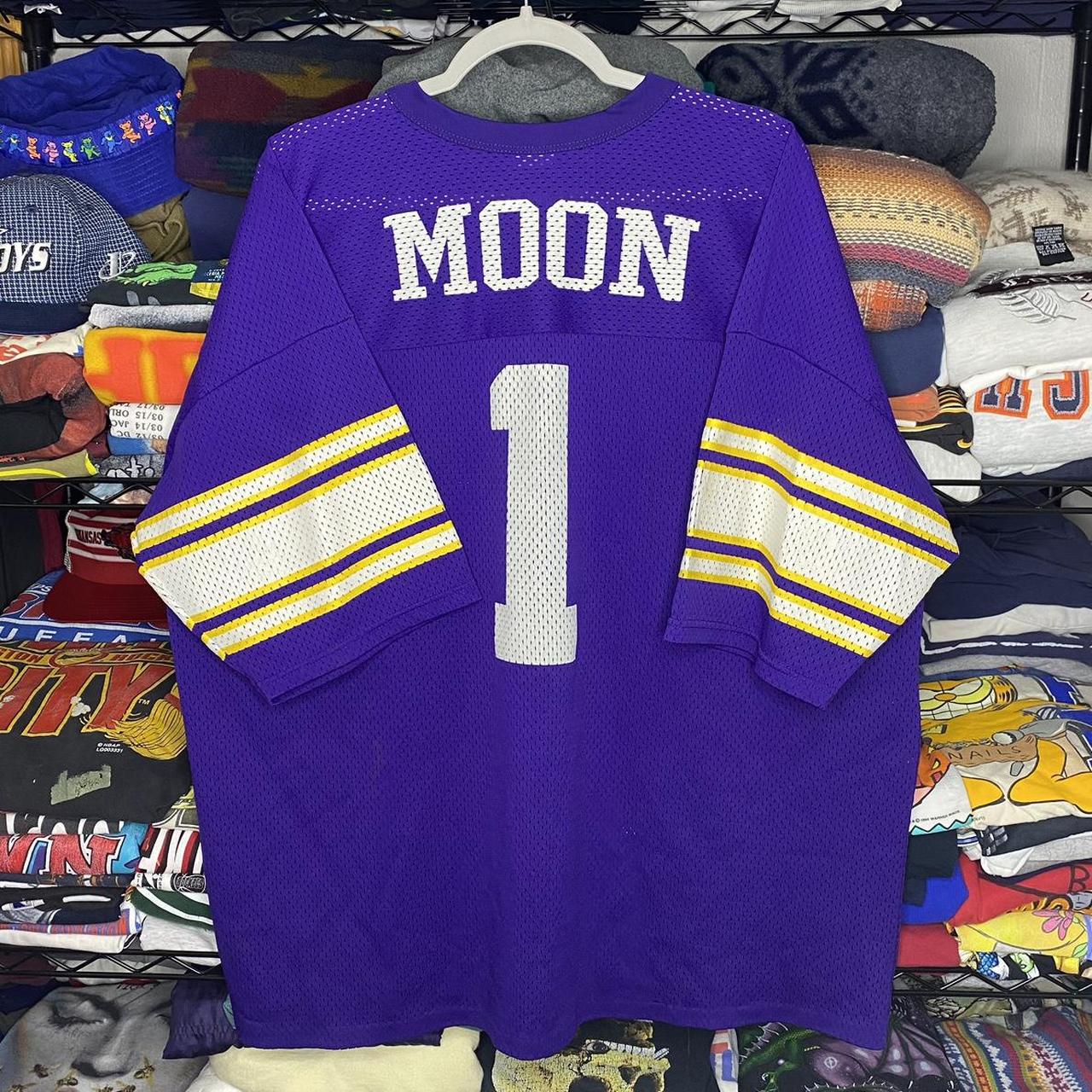 Vintage Warren Moon Minnesota Vikings Logo Athletic Jersey Size XL