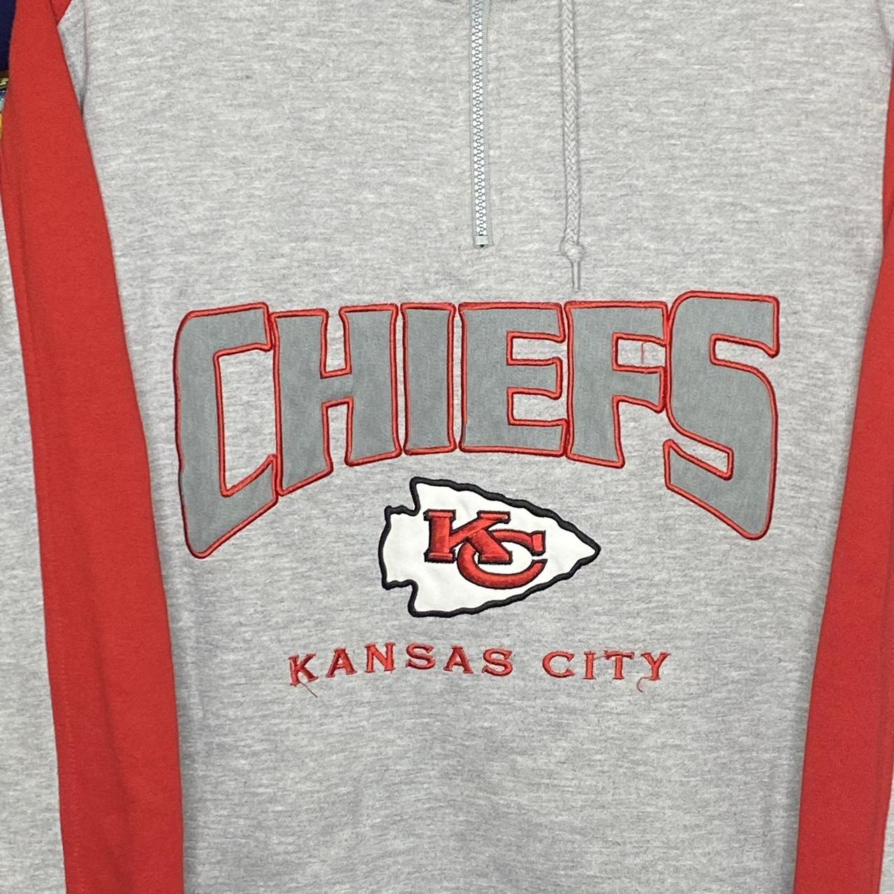 NFL Vintage Kansas City Chiefs Red Hoodie Medium 