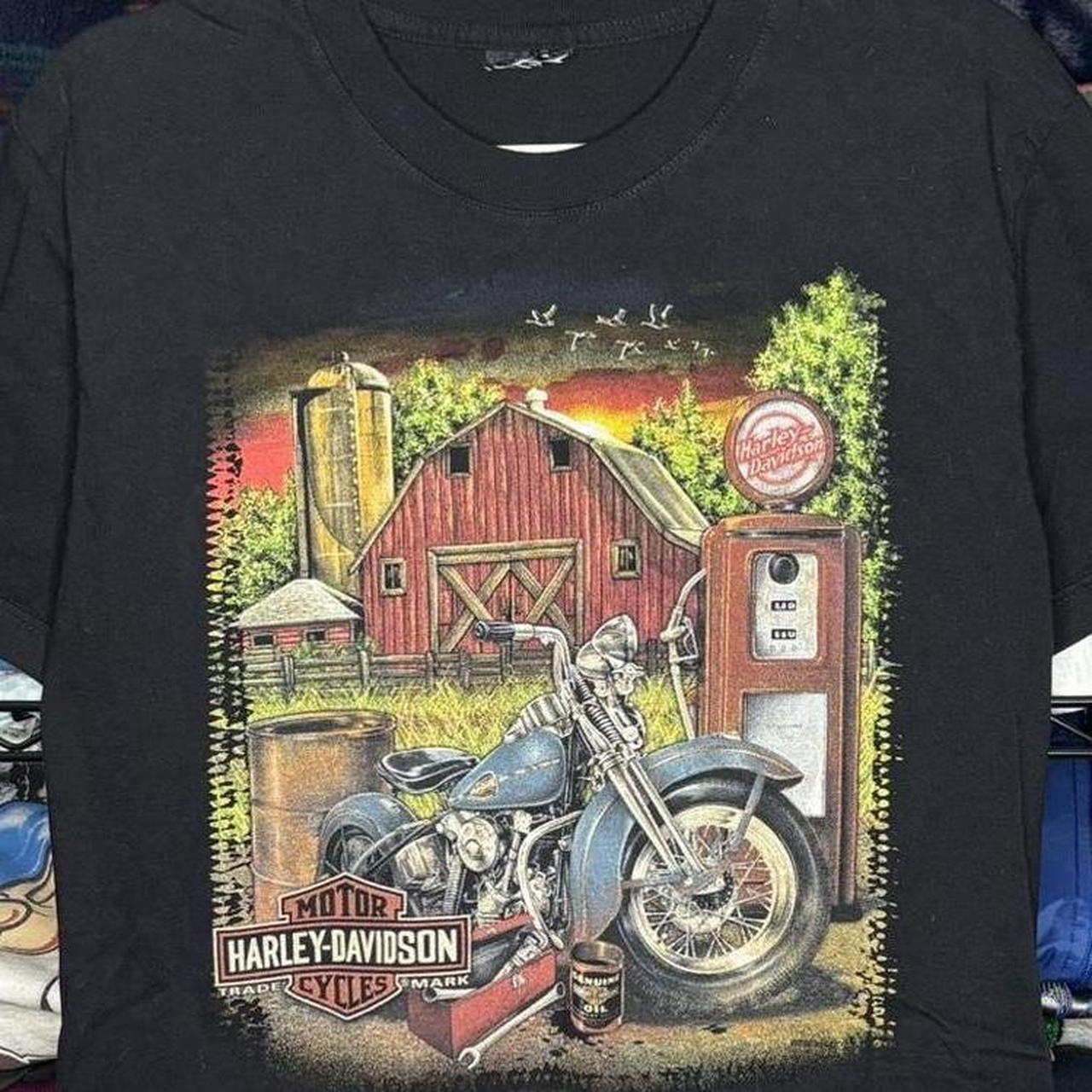 Y2K Harley Davidson Motorcycles Barn Cancun, Mexico... - Depop