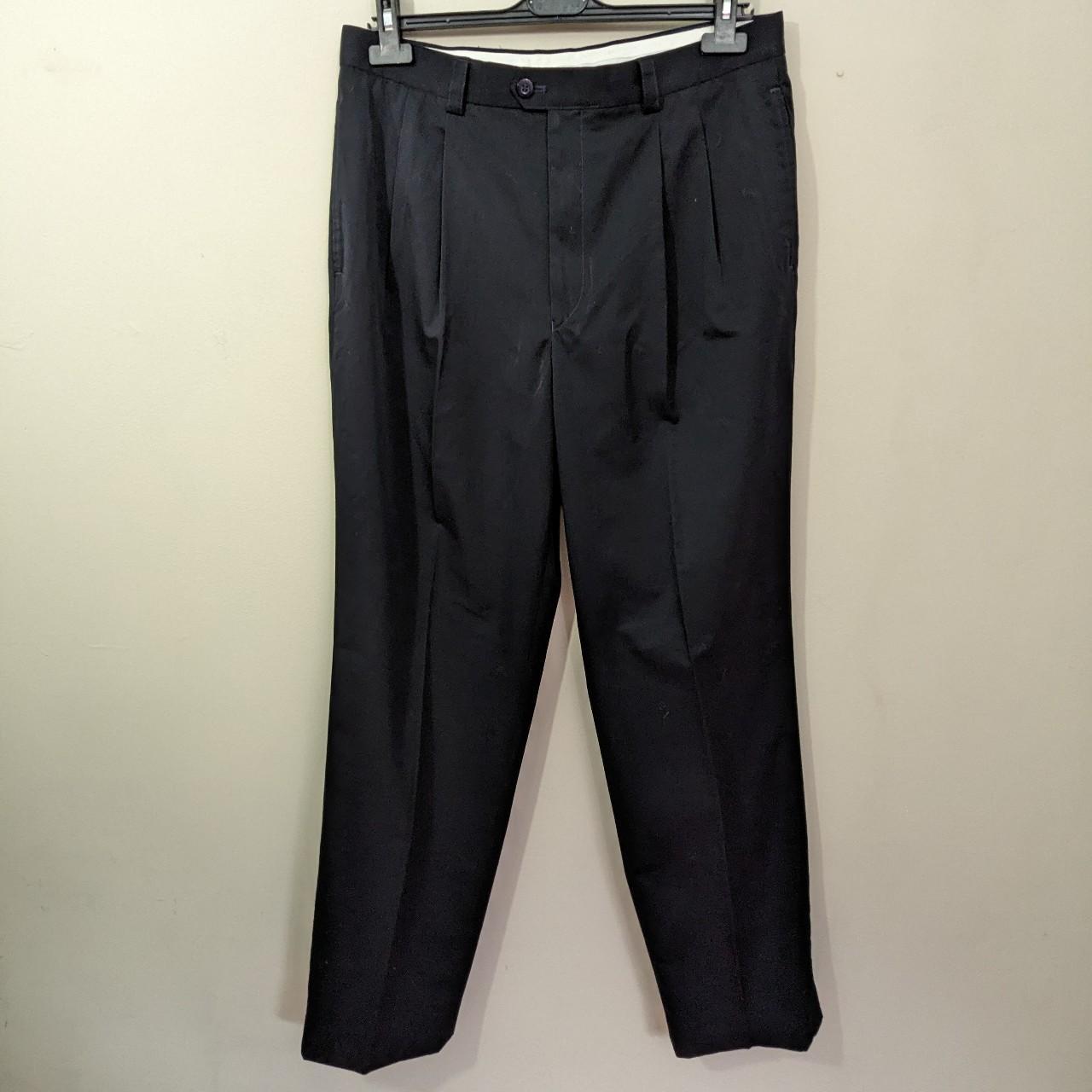 Retro Guy Laroche Tailored Pleated Smart Trousers... - Depop