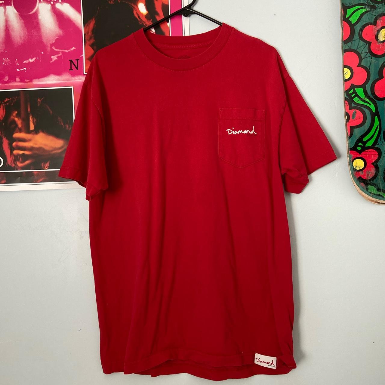 Diamond Supply Co. Men's Red T-shirt