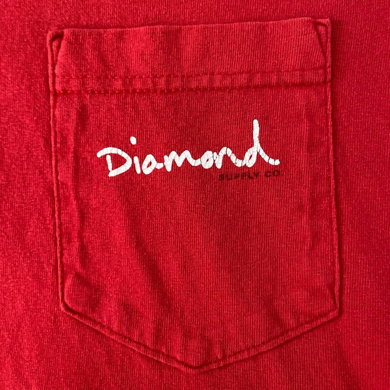 Diamond Supply Co. Men's Red T-shirt (2)